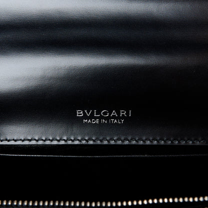 Bulgari Nappa Serpenti Forever Large Maxi Chain Crossbody Bag Black 7 of 11