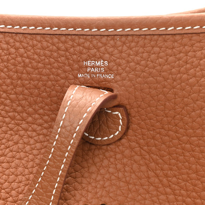 Hermes Taurillon Clemence Evelyne TPM Gold 7 of 12