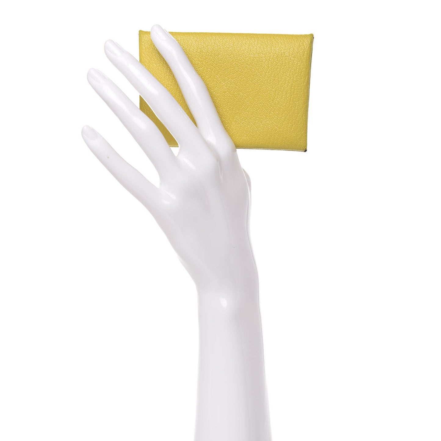 Chevre Mysore Calvi Card Case Jaune De Naples