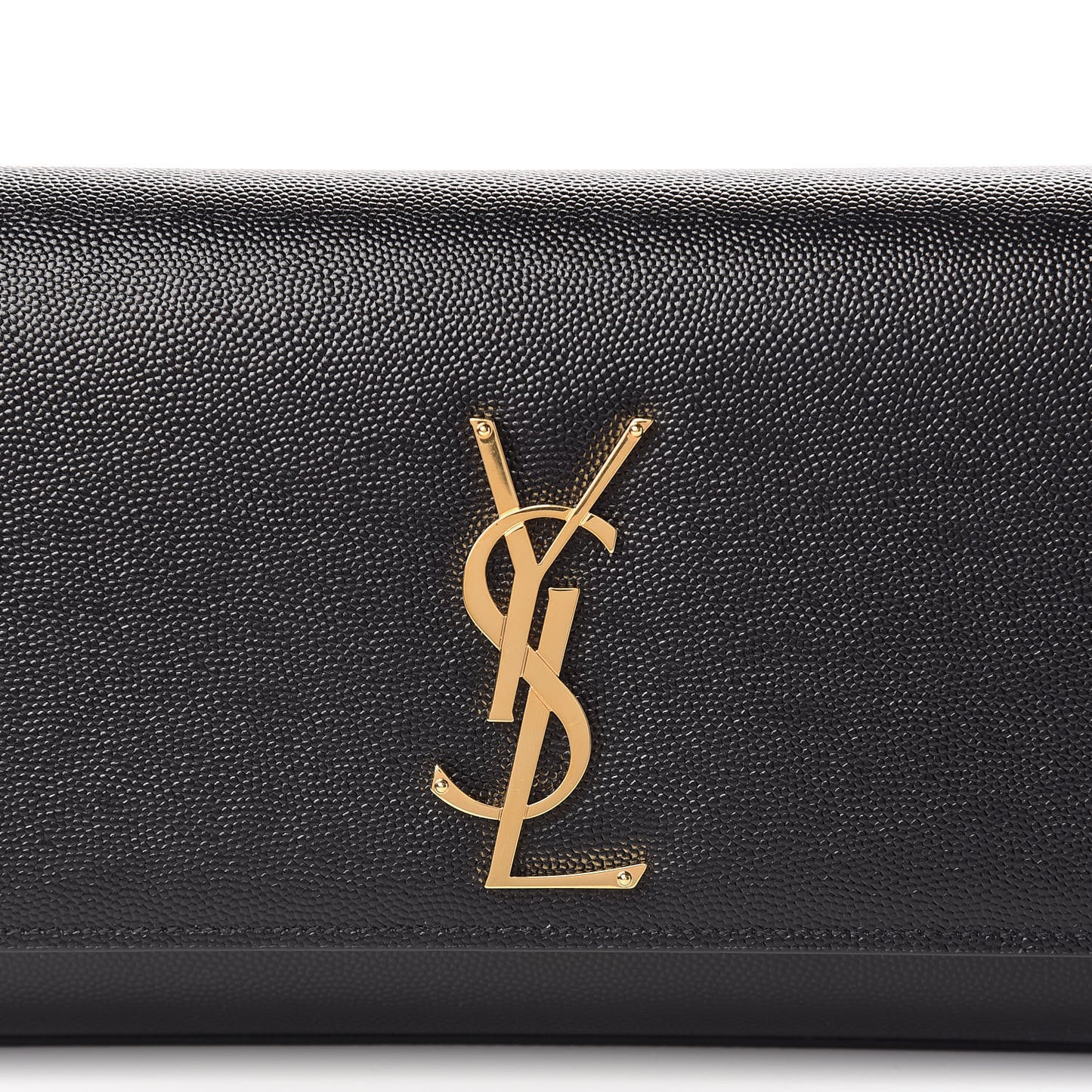 Grain De Poudre Monogram Cassandre Clutch Black