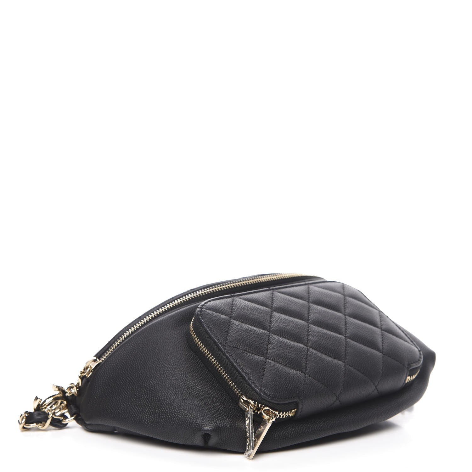 Chanel Caviar Quilted Business Affinity Waist Belt Bag Black 4 of 11
