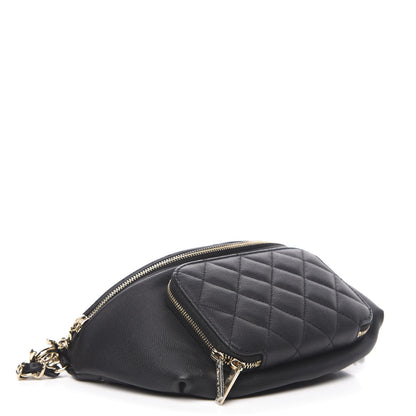 Chanel Caviar Quilted Business Affinity Waist Belt Bag Black 4 of 11