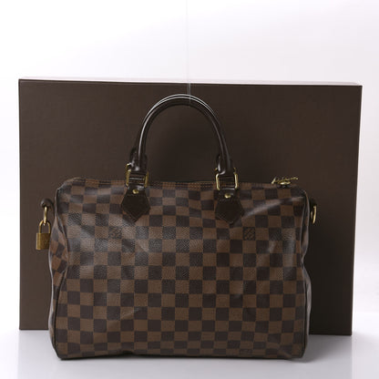 Louis Vuitton Damier Ebene Speedy Bandouliere 30 14 of 14