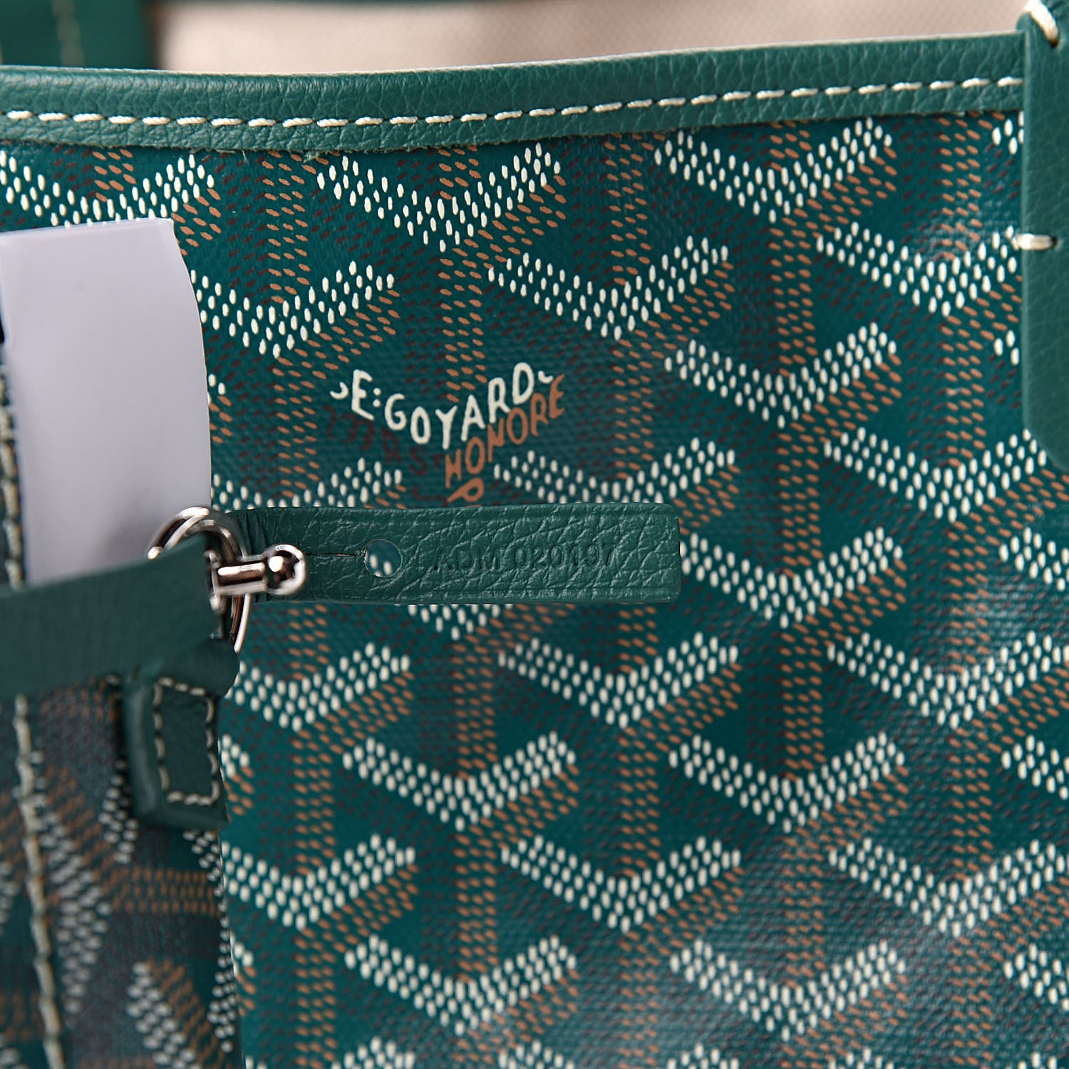 Goyard Goyardine Saint Louis PM Green 9 of 12