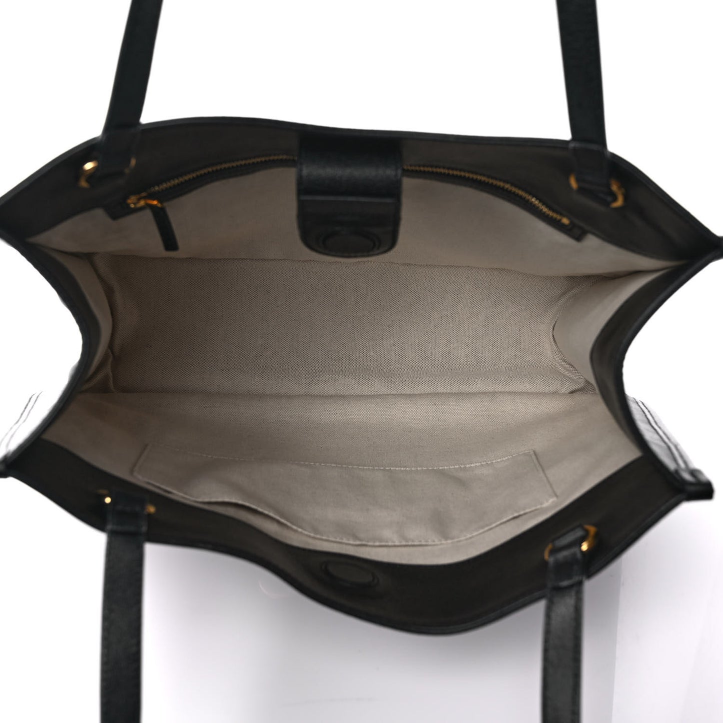New Sakai Calfskin Lux Horsebit 1955 Tote Bag Black