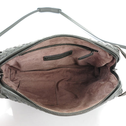 Bottega Veneta Nappa Intrecciato Crossbody Pillow Messenger Light Grey 6 of 9