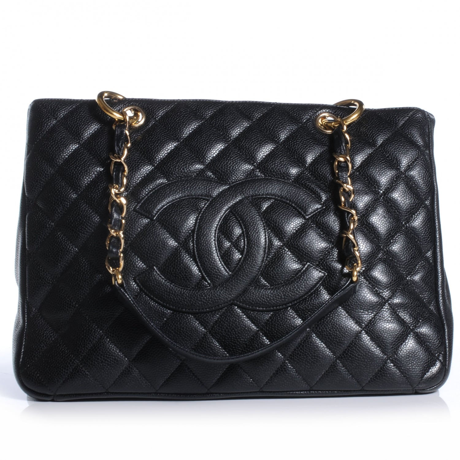 Chanel Caviar Grand Shopping Tote GST Black 1 of 7