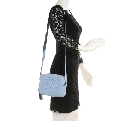 Gucci Vitello Range Small Soho Disco Bag Mineral Blue 2 of 9