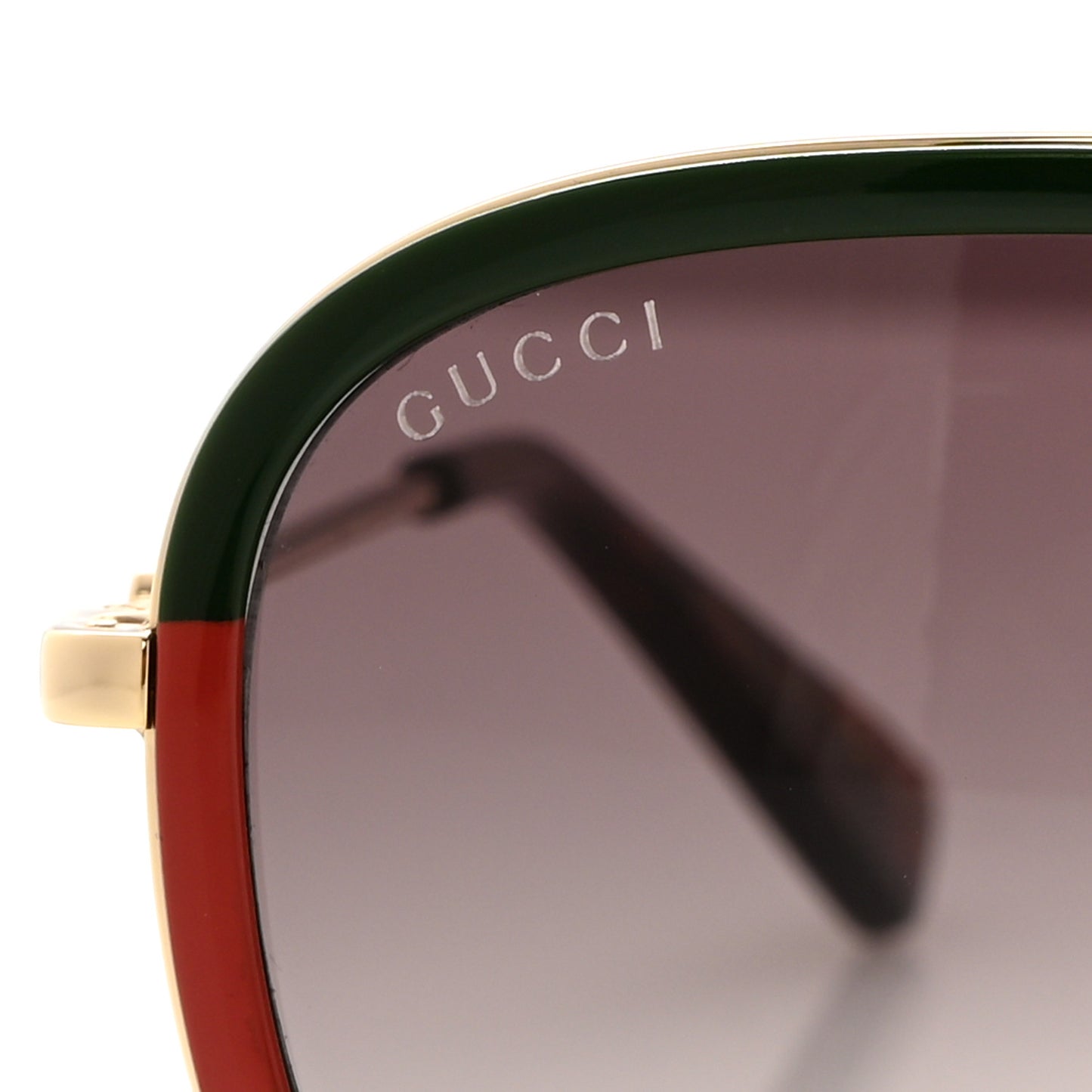Web Aviator Sunglasses GG0062S Green Red