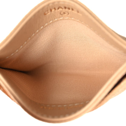 Chanel Caviar Quilted Card Holder Beige 5 of 9