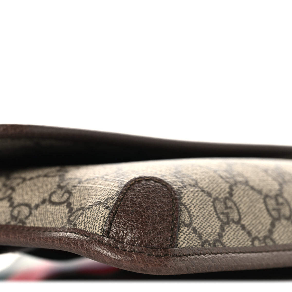GG Supreme Monogram Neo Vintage Web Belt Bag Brown