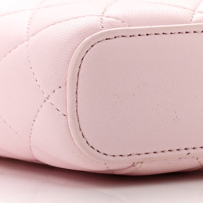 Chanel Lambskin Quilted Vertical Vanity Case With Chain Light Pink 9 of 14