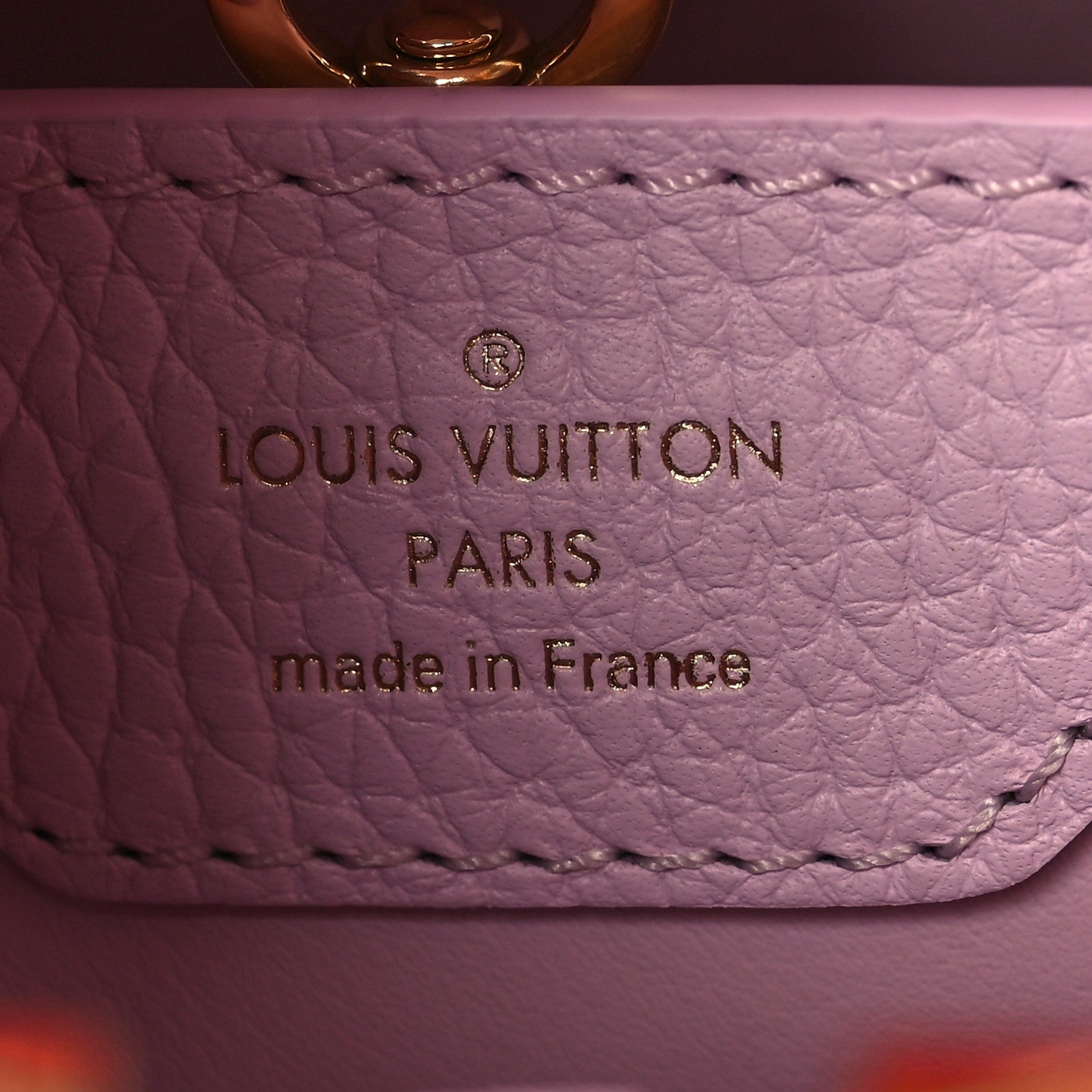 Louis Vuitton Taurillon Capucines BB Tonic Orange 5 of 8