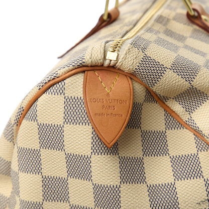 Louis Vuitton Damier Azur Speedy 35 8 of 10