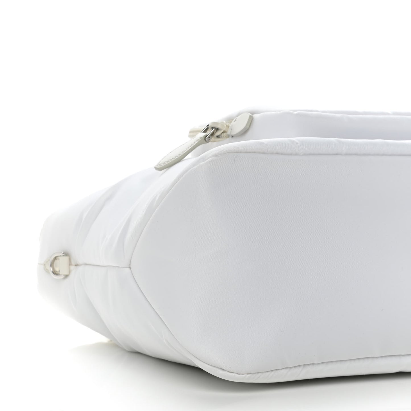 Tessuto Nylon Pocket Tote Bianco