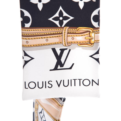 Louis Vuitton Silk Monogram Confidential Bandeau Black 3 of 4