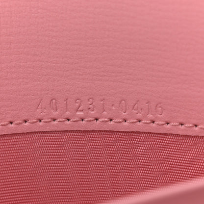 Gucci Azalea Calfskin Enamel Mini Dionysus Chain Wallet New Cherry Red Wild Rose Off White 7 of 12