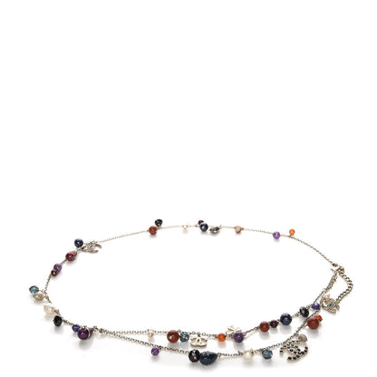 Chanel Beaded Charm CC Belt Gold Multicolor 1 of 6