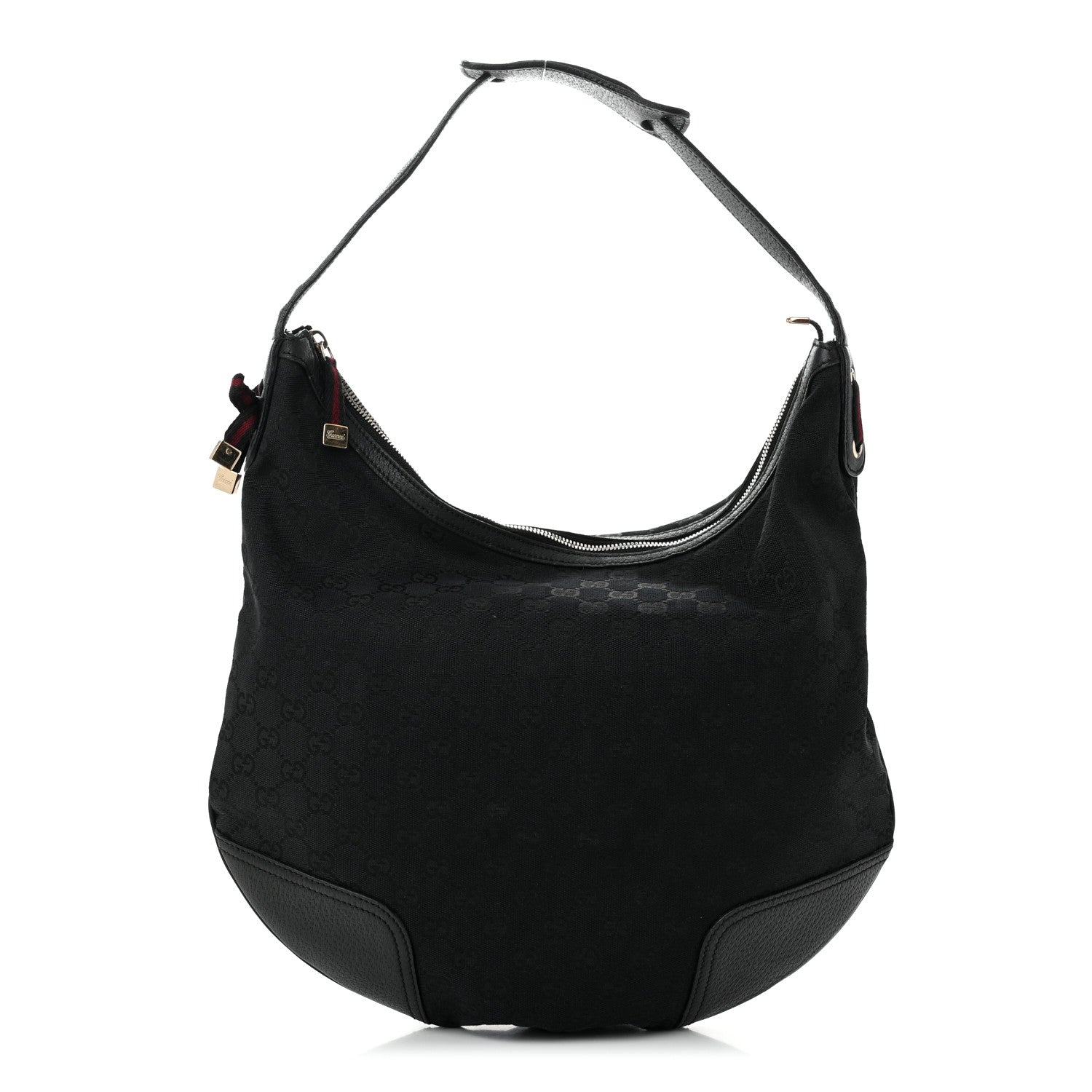 Gucci Monogram Large Princy Hobo Black 1 of 10