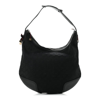 Gucci Monogram Large Princy Hobo Black 1 of 10