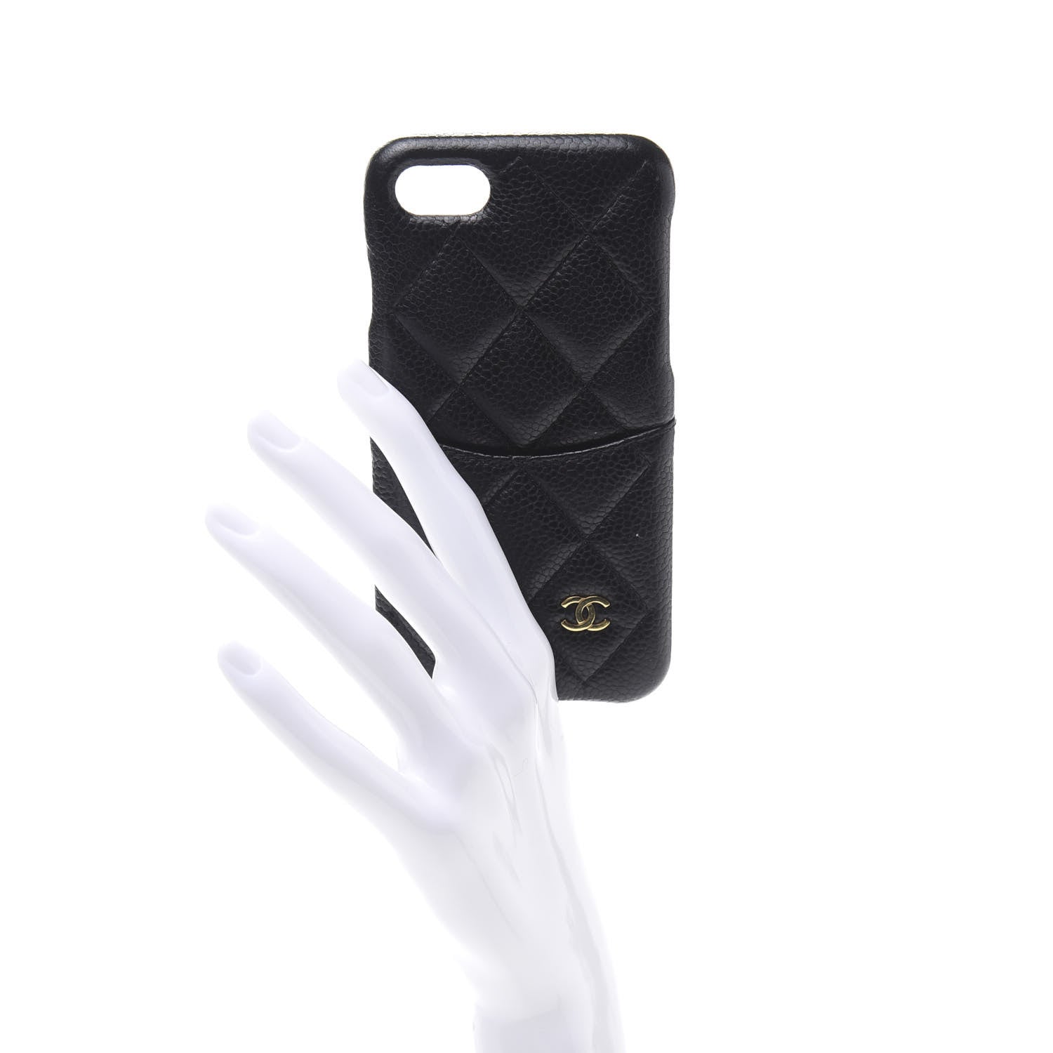 Chanel Caviar Quilted iPhone 7/8 Coco Tech Case Black 2 of 7