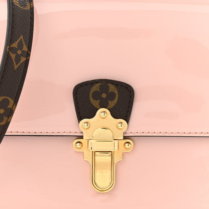 Louis Vuitton Patent Calfskin Monogram Cherrywood BB Rose Ballerine 8 of 11