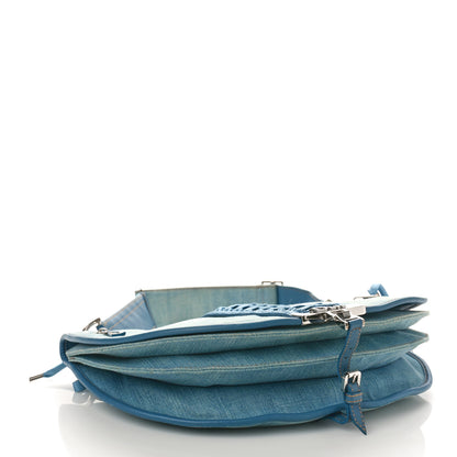 Christian Dior Denim Admit It Hobo Blue 4 of 9