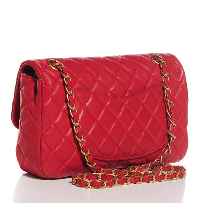 Chanel Lambskin Quilted Medium Cruise Charm Flap Red 3 of 8
