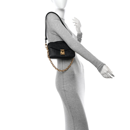 Louis Vuitton Empreinte Pochette Metis East West Black 2 of 14