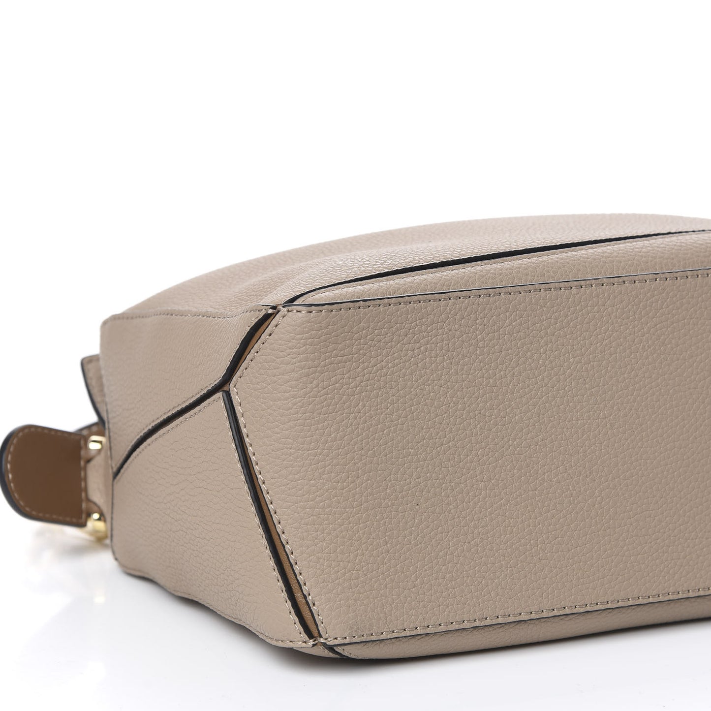 Grained Calfskin Small Puzzle Bag Sand Mink