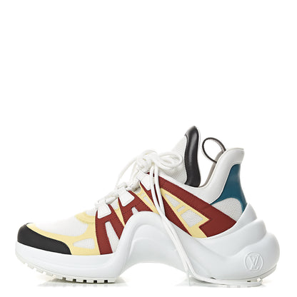 Louis Vuitton Calfskin Technical Nylon LV Archlight Sneakers 40 Terracotta 1 of 8