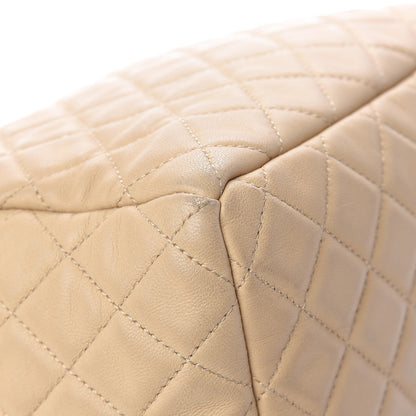Chanel Lambskin Quilted Small CC Chain Bucket Bag Beige 10 of 14