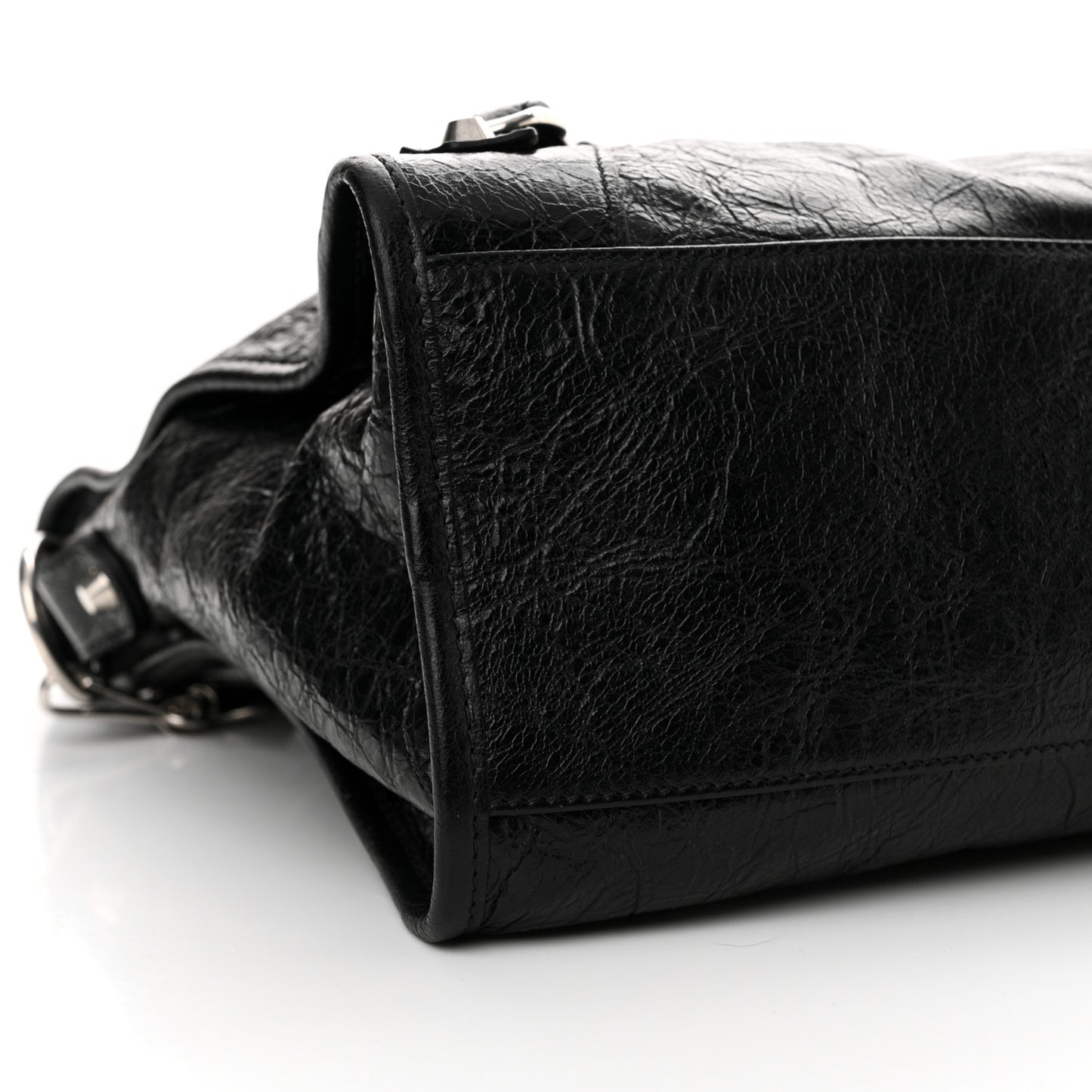 Agneau Arena Silver Hardware Medium Le City Black