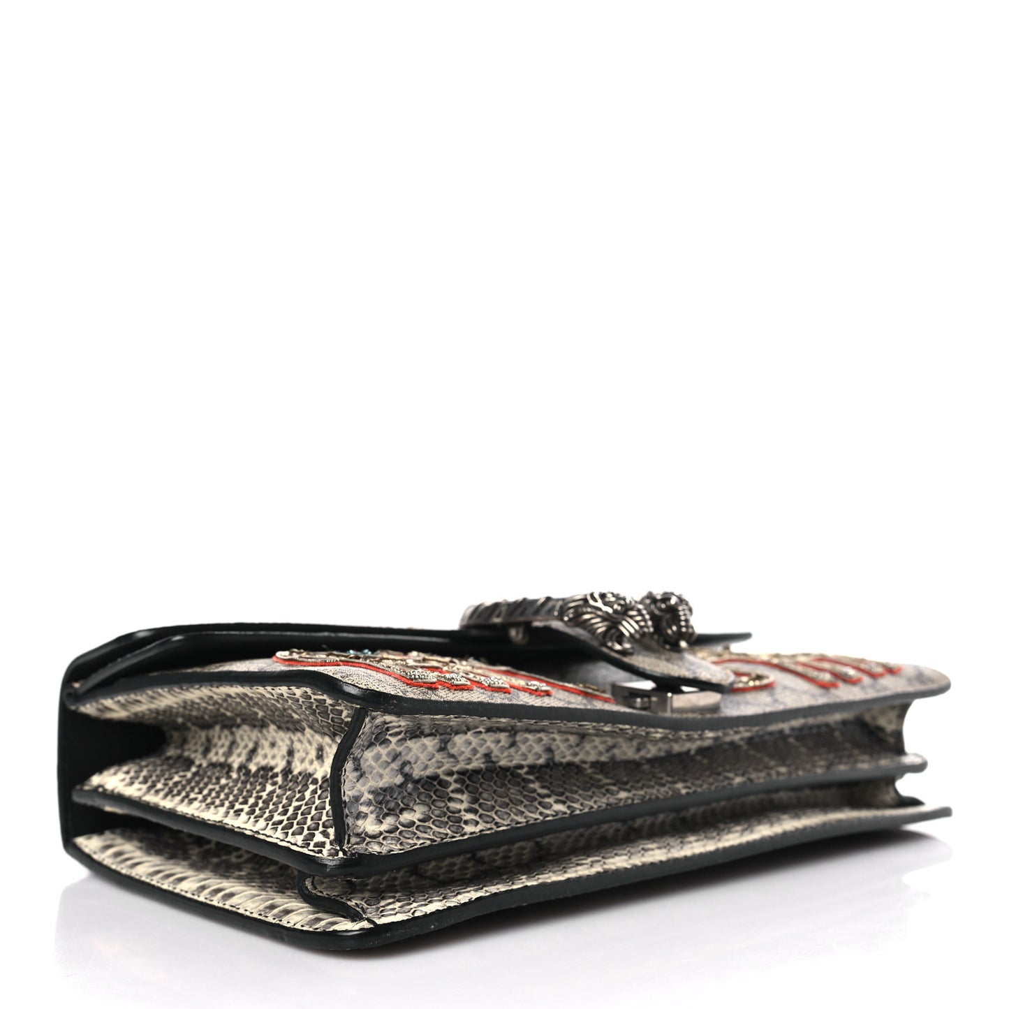 GG Supreme Monogram Elaphe Elephant Embroidered Small Dionysus Shoulder Bag