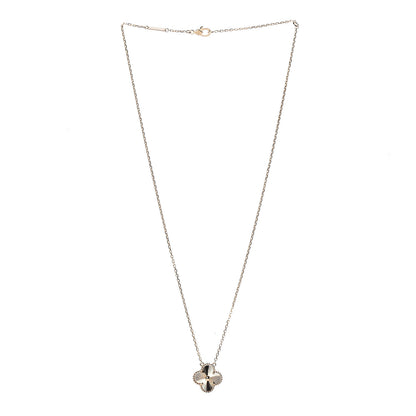 Van Cleef & Arpels 18K Yellow Gold Guilloche Vintage Alhambra Pendant Necklace 3 of 8