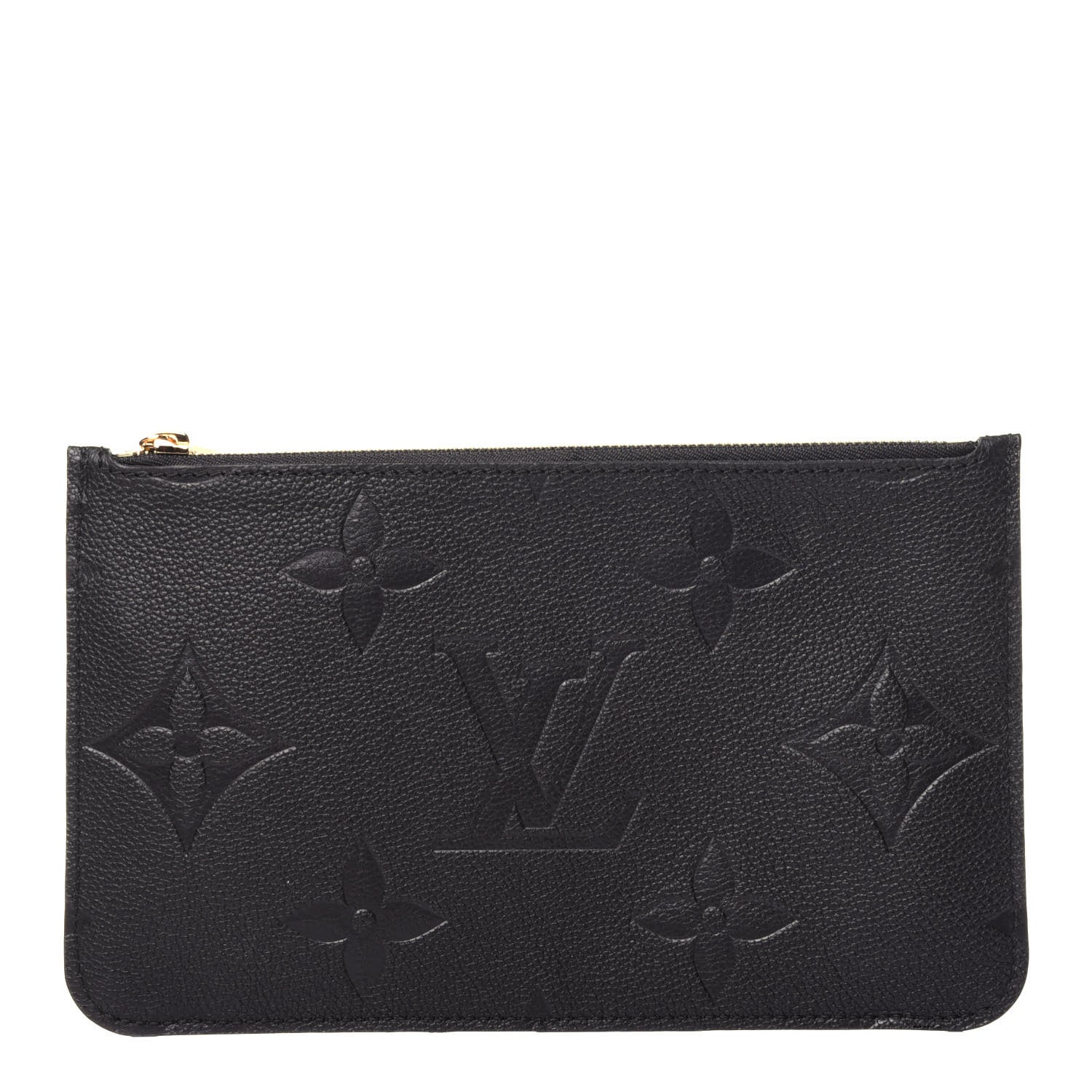 Louis Vuitton Empreinte Monogram Giant Neverfull MM Pochette Black 1 of 10