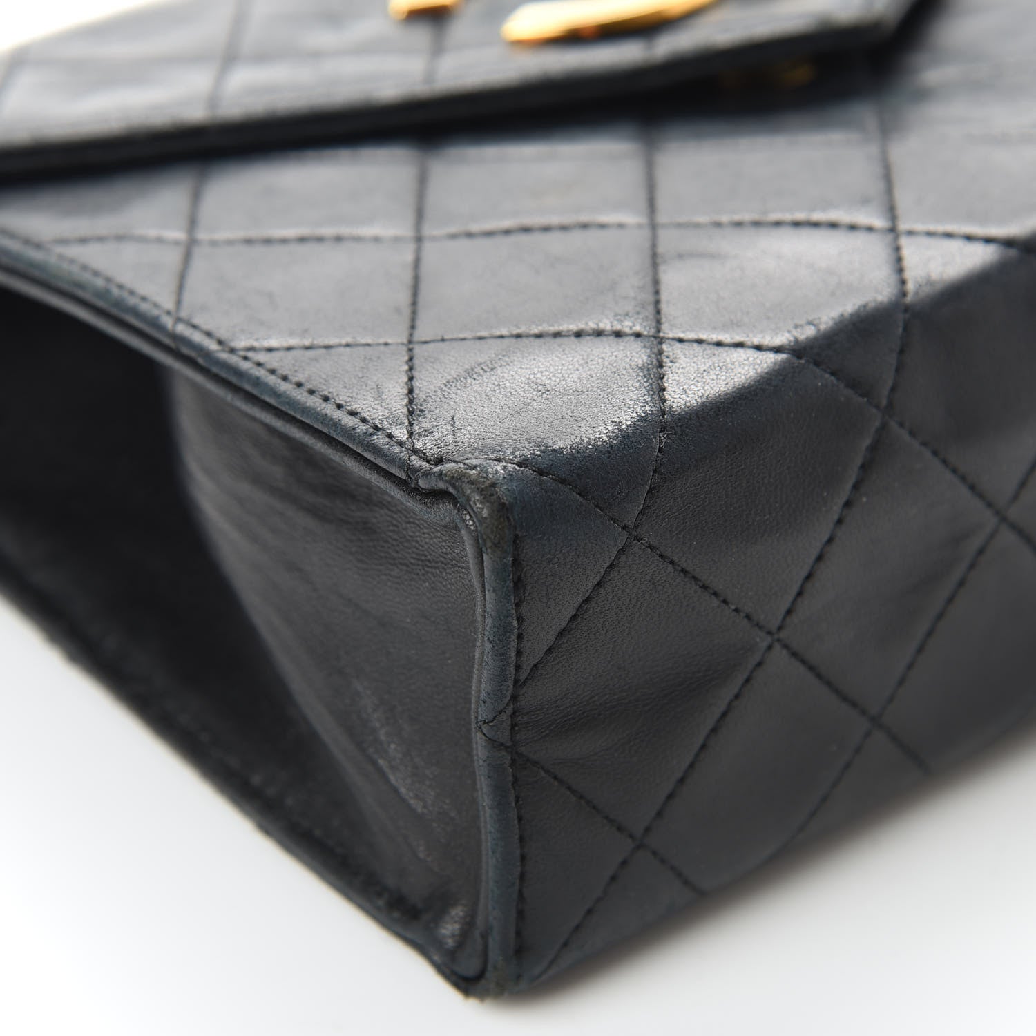 Chanel Lambskin Quilted Flap Bag Black 10 of 17