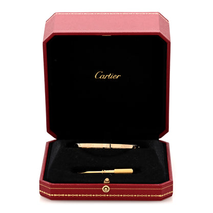 Cartier 18K Yellow Gold Small LOVE Bracelet 17 7 of 7