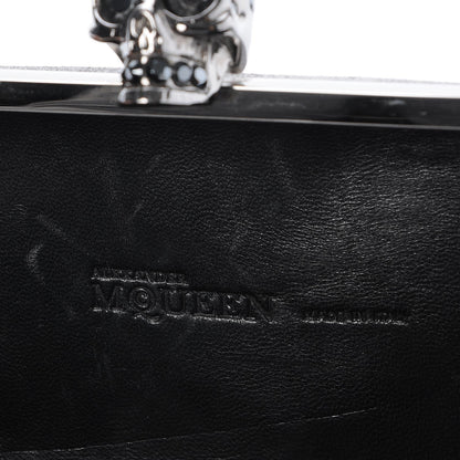 Alexander McQueen Metallic Suede Skull Box Clutch 6 of 6