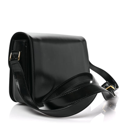 Celine Shiny Calfskin Medium Triomphe Black 3 of 8