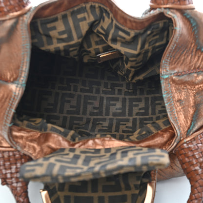 Fendi Nappa Fortuny Hologram Spy Tobacco Oro Ambrato 5 of 10
