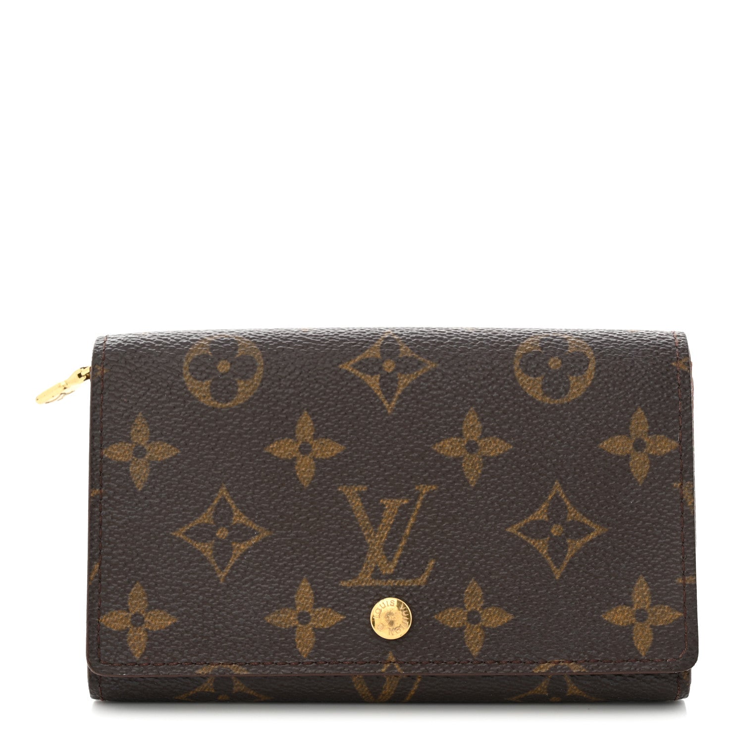 Louis Vuitton Monogram Porte-Monnaie Tresor Wallet 1 of 11