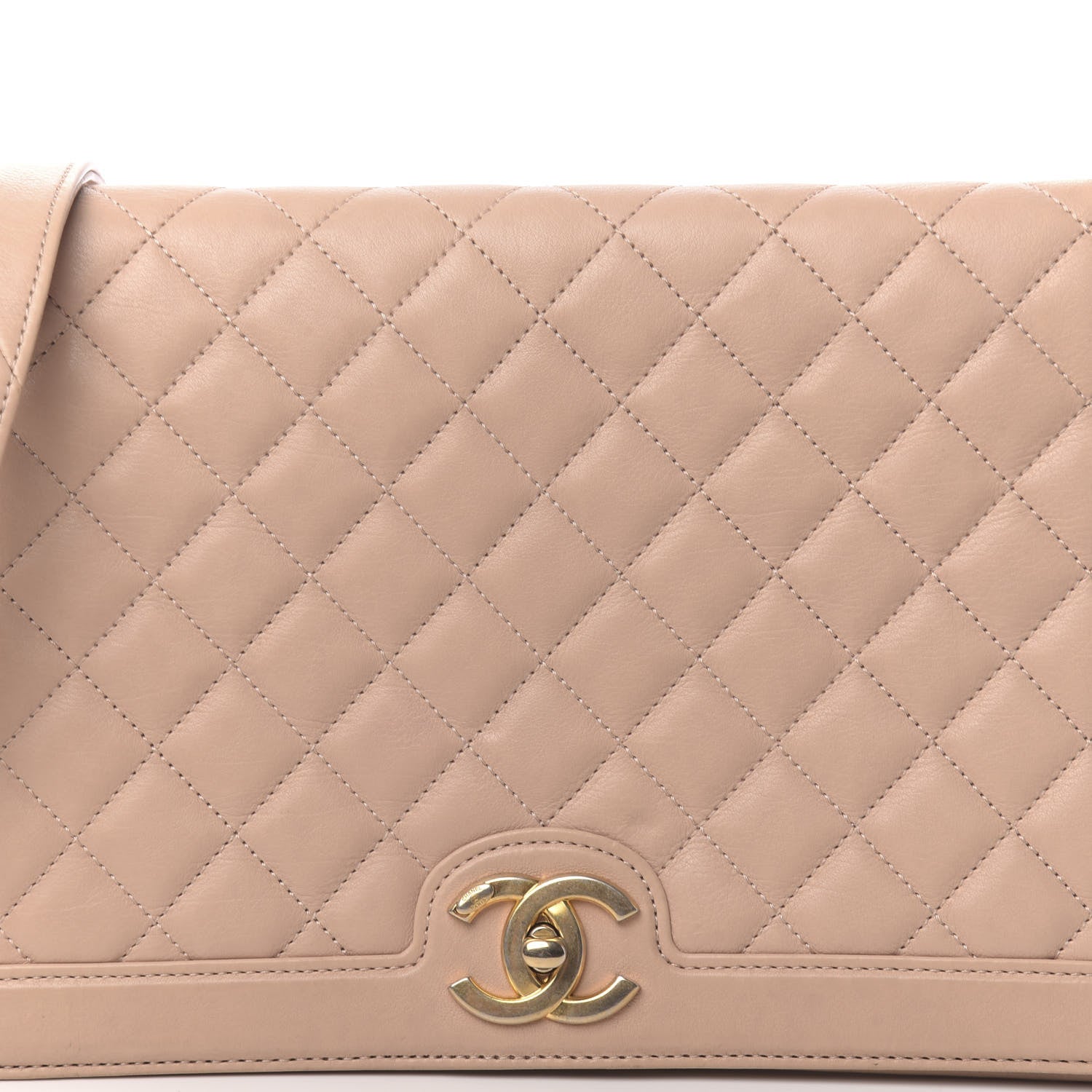 Chanel Lambskin Quilted Flap Beige 12 of 12