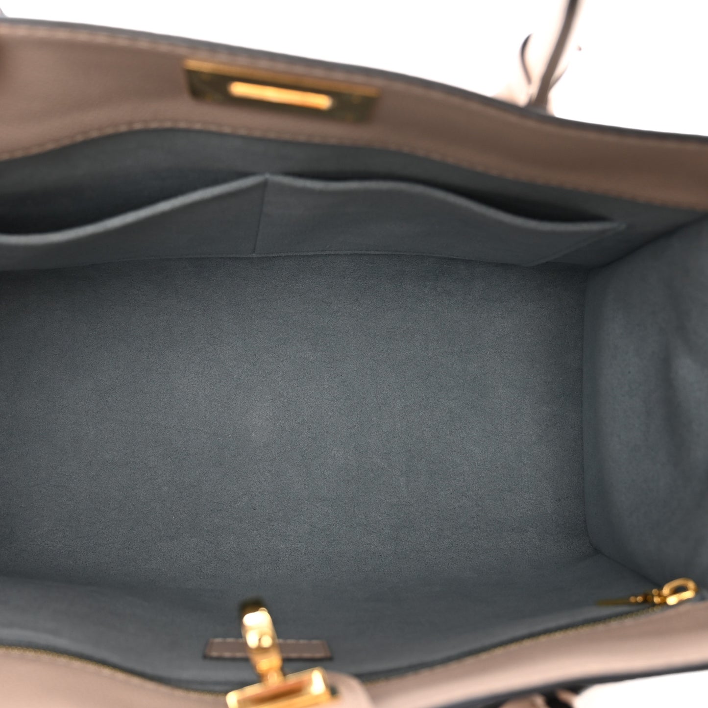 Calfskin Monogram On My Side Greige