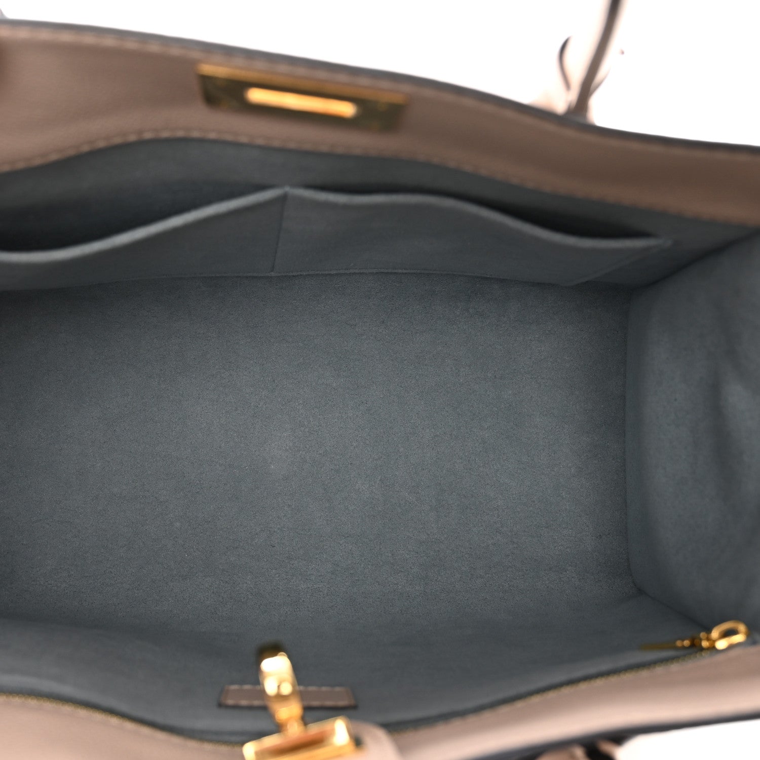 Louis Vuitton Calfskin Monogram On My Side Greige 6 of 9