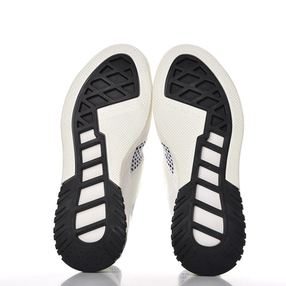 Louis Vuitton Mesh Calfskin Damier Embossed Fuel Power Sneakers 6 White 5 of 13