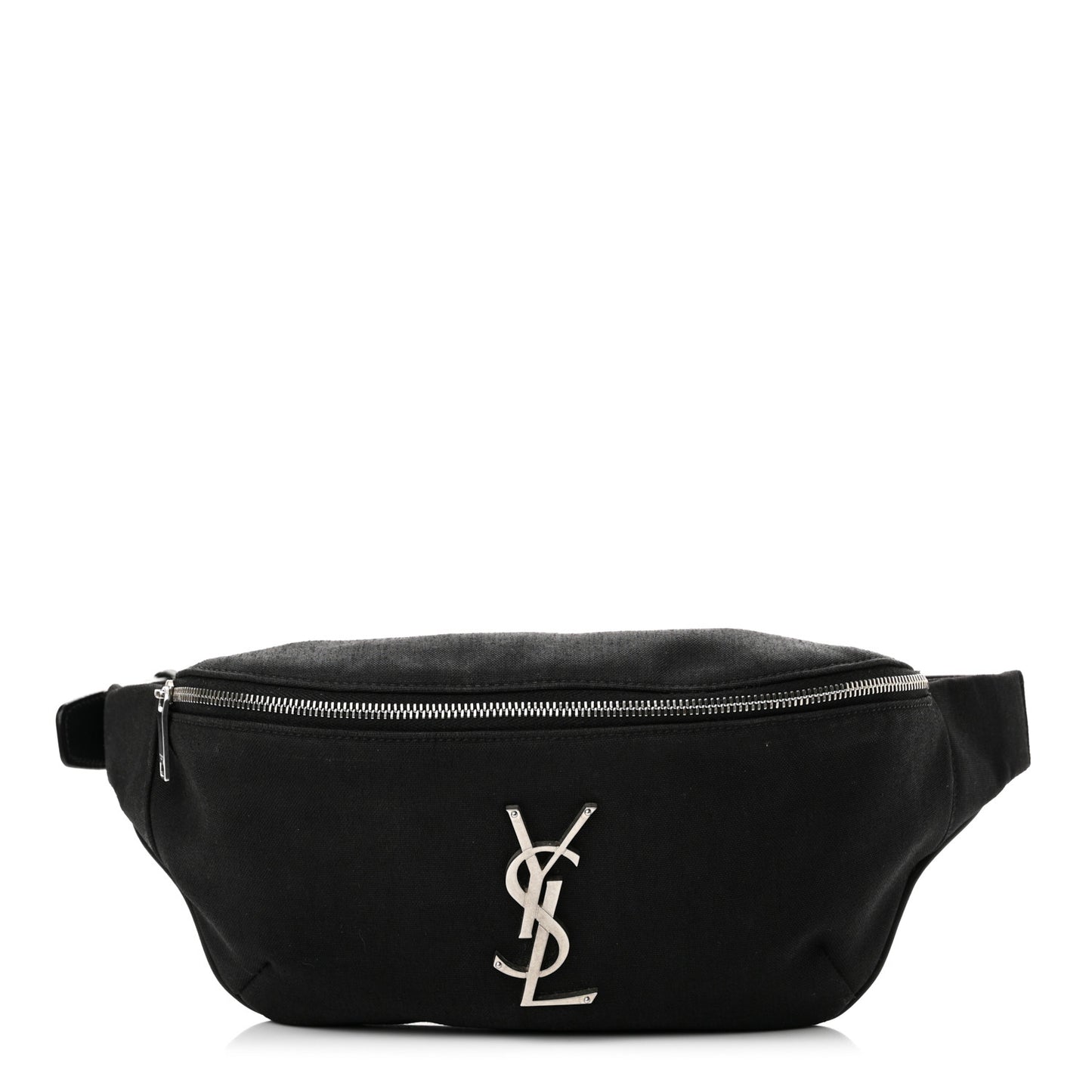 Canvas Monogram Belt Bag Black