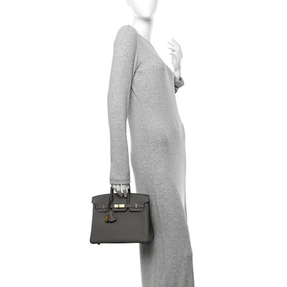 Hermes Togo Birkin 25 Gris Meyer 2 of 13