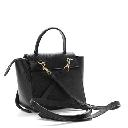 Celine Grained Calfskin Pico Belt Bag Black 3 of 9