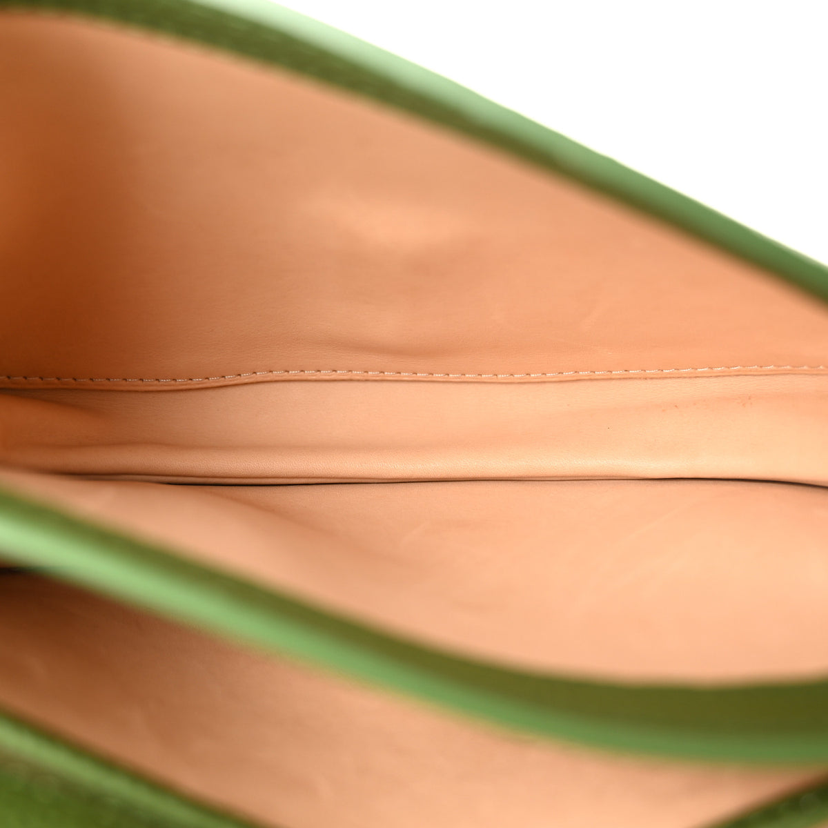 Delvaux Crispy Calfskin Mini Le Mutin Saddle Bag Green 6 of 11